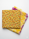 Yellow Floral Cotton Suit