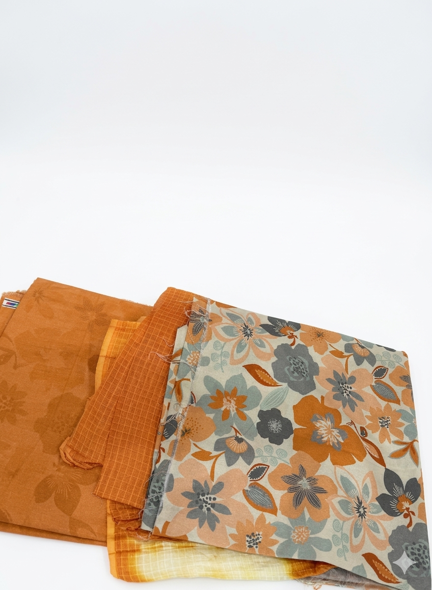 Orange Floral Suit