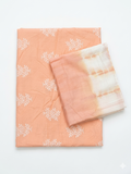 Orange Floral Cotton Suit