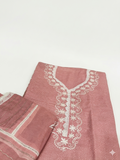 Graceful Rose Cotton Suit